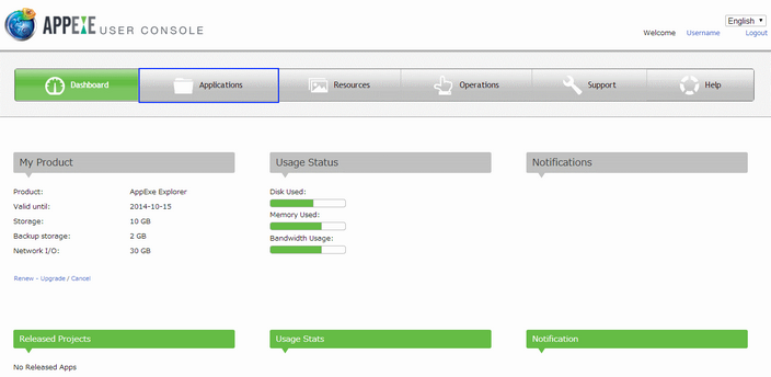 mobilous_appexe_console_applications_dashboard