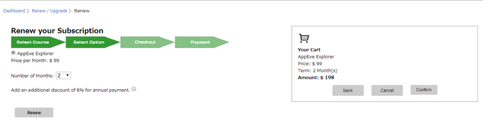 mobilous_appexe_console_dashboard_renew_cart