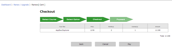 mobilous_appexe_console_dashboard_renew_checkout